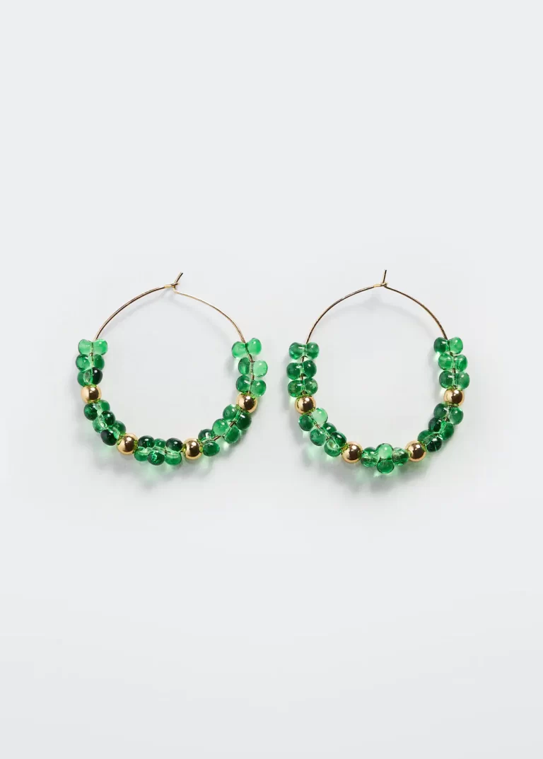 Beaded double necklace